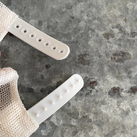 Vintage Latham Advertising Script Embroidered Snapback Hat White Blue Retro Dad - Picture 10 of 10